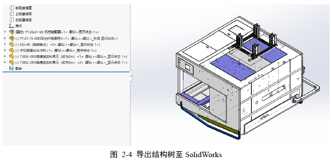 导出结构树至 SolidWorks